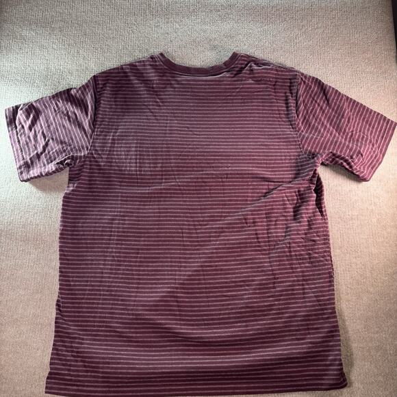 Carhart Size 2XLT Original Fit Short Sleeve Pocket TShirt Maroon - Picture 6 of 6